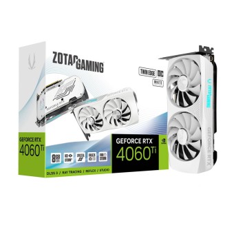 ZOTAC GAMING GeForce RTX 4060 Ti 8GB Twin Edge OC White Edition GDDR6 128Bit DX12 NVIDIA Ekran Kartı